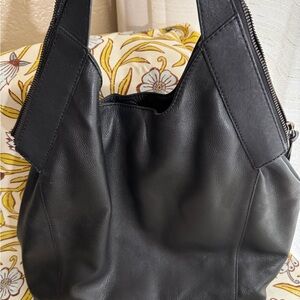 Kooba Black Leather Hobo Bag